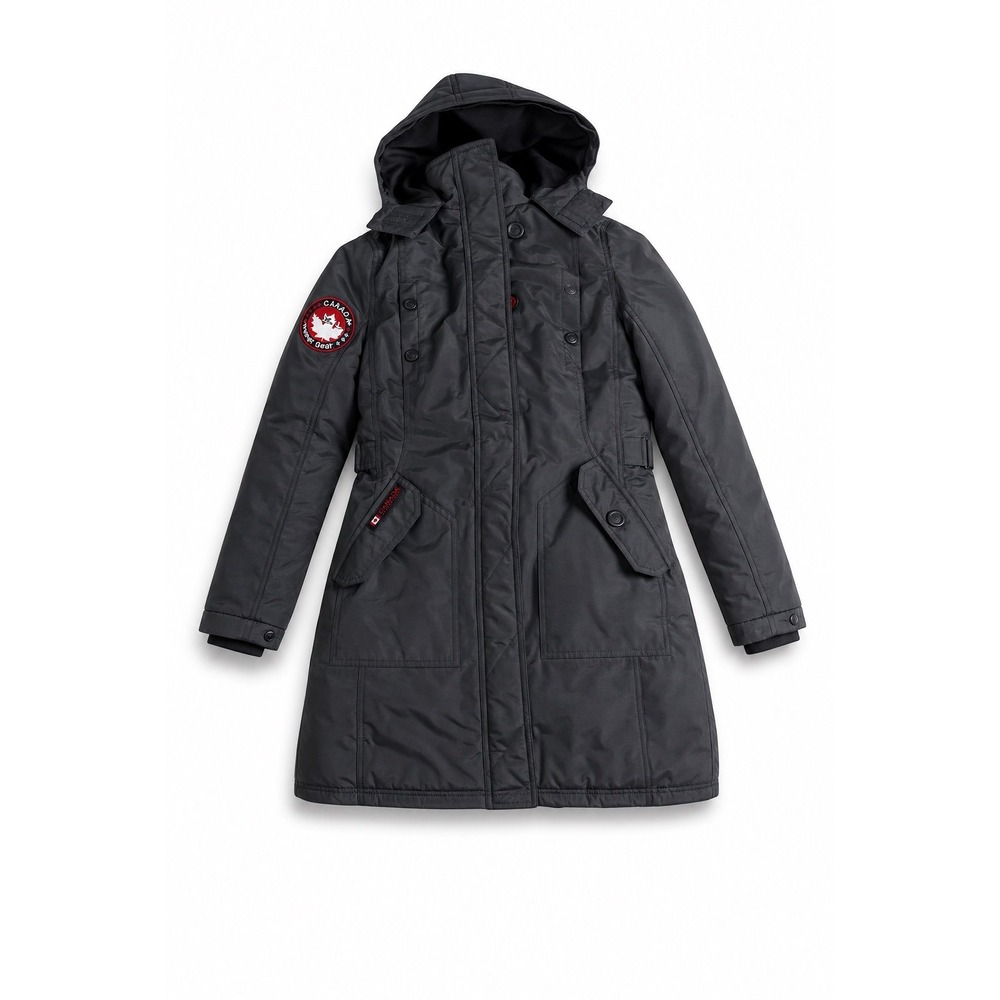Canada weather gear Long Black Coat (Youth XL)